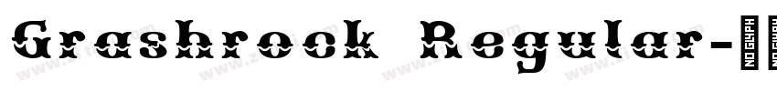 Grashrock Regular字体转换